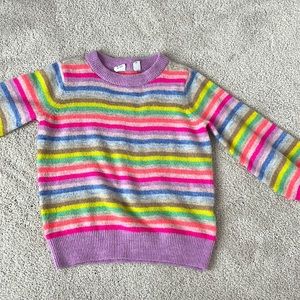 Gap kids rainbow striped sweater